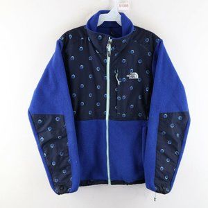 Vintage The North Face Women's Spell Out Polka Dot Denali Fleece Jacket,…